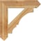 Ekena Millwork Balboa Arts & Crafts Rough Sawn Bracket, Western Red Cedar, 6"W x 32"D x 32"H BKT06X32X32BOA03RWR - alternate 4